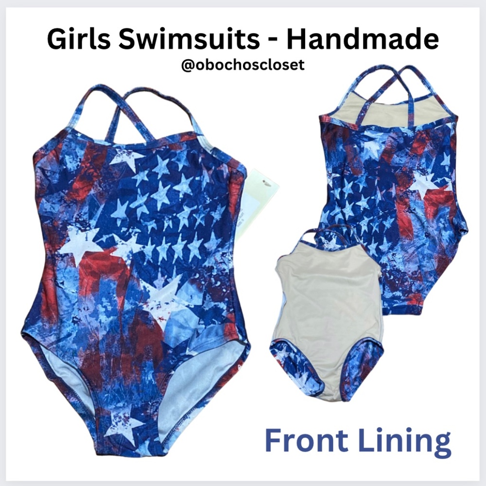 Swimsuit - BUNDLE & SAVE/ Print: Star Flag